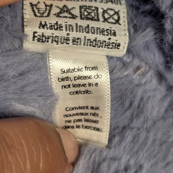 Jellycat Fuddlewuddle Elephant Medium 9” Blue Plush Stuffed Animal Toy - Picture 5 of 8